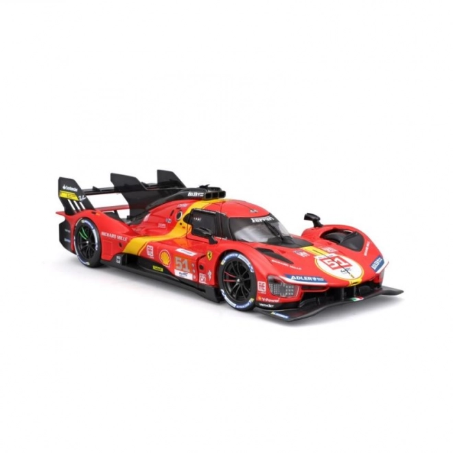 Bburago 1:24 Ferrari Racing - 499P LMH - Rød #51