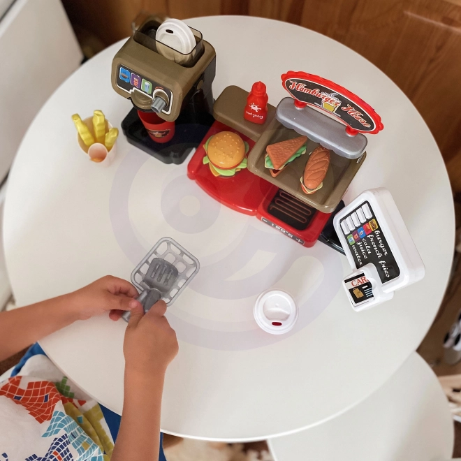 Fast Food XXL med kasseapparat og dispenser fra WOOPIE