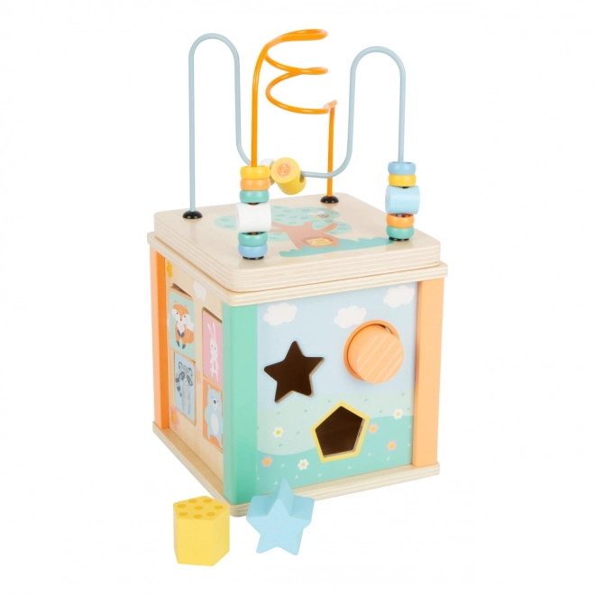 Motorisk terning SMALL FOOT i pastel farver