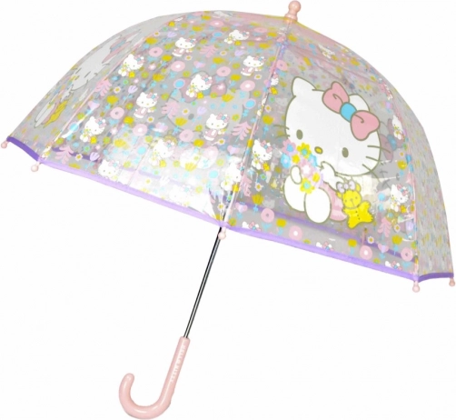 Hello Kitty gennemsigtig paraply