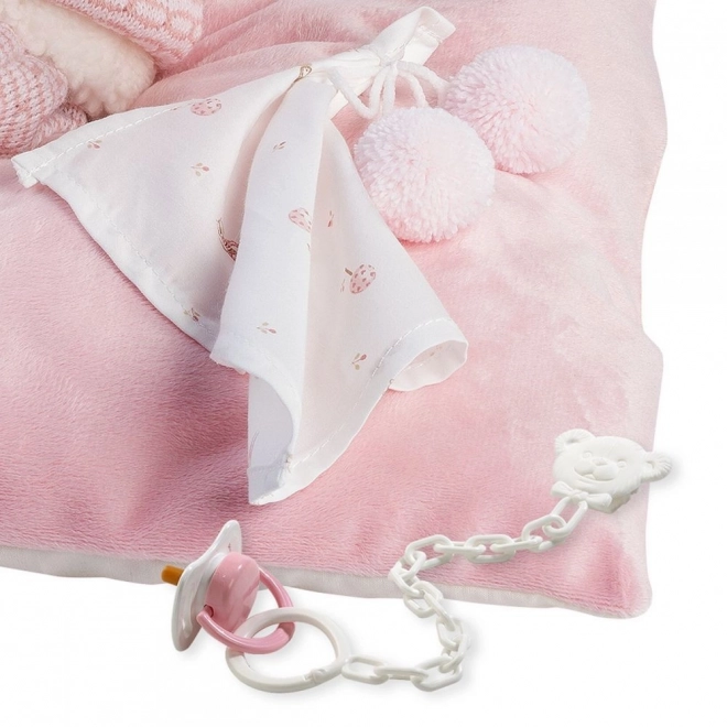 Llorens 73860 NYFØDT PIGE - realistisk dukke baby med fuld vinylkrop - 40 cm