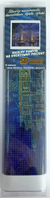 Diamantmosaik - London om natten
