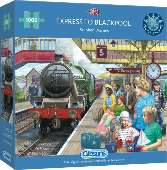 GIBSONS Puzzle Express til Blackpool 1000 brikker