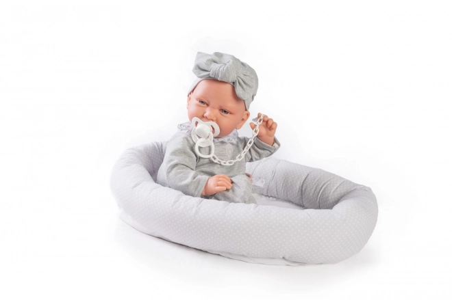 Antonio Juan 33228 CARLA - realistisk babydukke med blødt stoflegeme - 42 cm