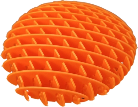 Antistress fidget-legetøj orange 10 cm