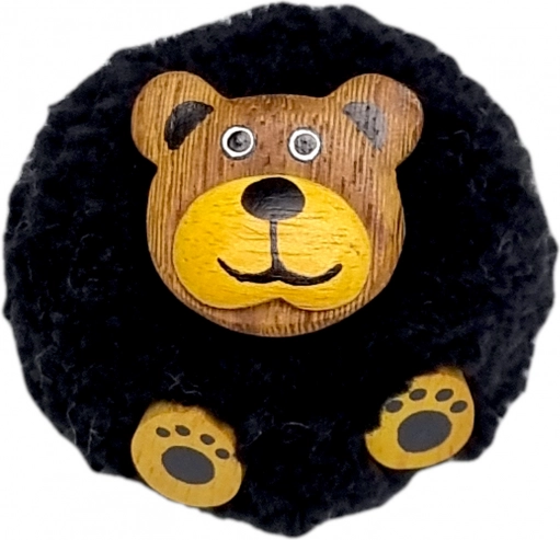 Træmagnet med pompon bjørn 2Kids Toys