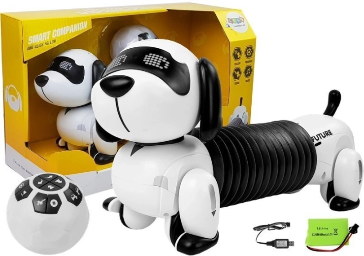 Interaktiv robot hund med fjernbetjening