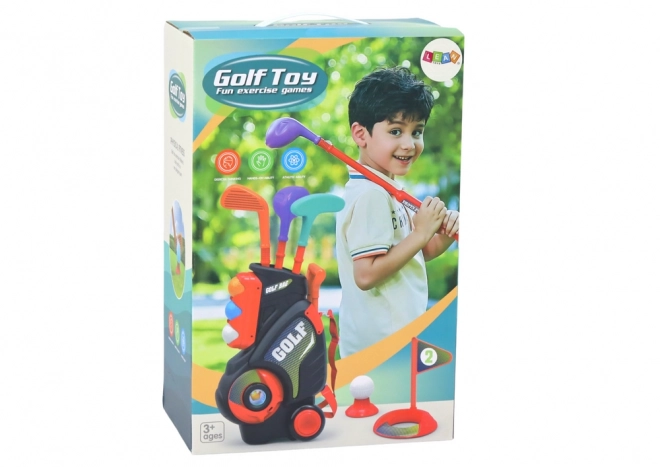 Mini golfsæt til børn Trolley