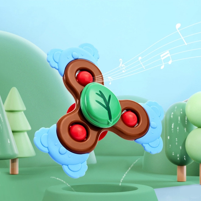 Woopie børns lærende sensorisk spinner 3-i-1 i farverigt design