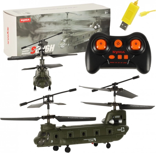 Militær RC-helikopter SYMA S026H-1 med Wi‑Fi, 2,4 GHz