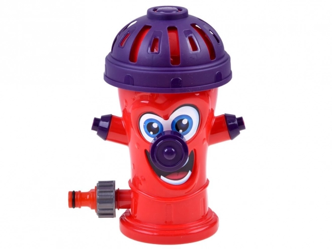 Havehydrant som legetøj med sprøjtedyse