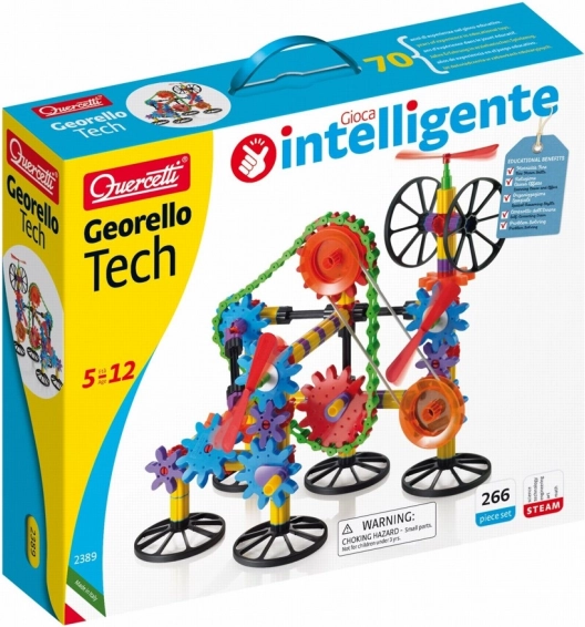 Quercetti Georello Tech gear-byggesæt 266 dele