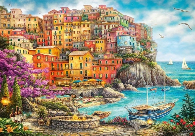 Puzzle Cherry Pazzi – en smuk dag i Cinque Terre 2000 brikker