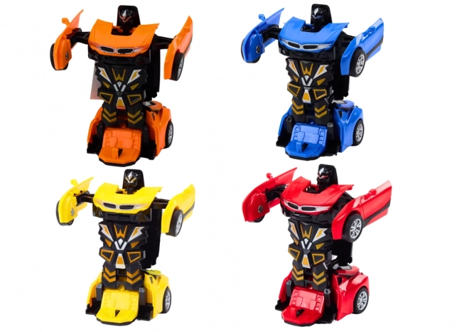 auto-robot 2i1 foranderlig robot i 4 farver