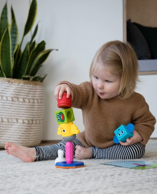 Magnetisk byggesæt SmartMax Min første totem - 8 dele