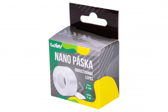 Dobbeltklæbende nano tape, 1m x 3cm
