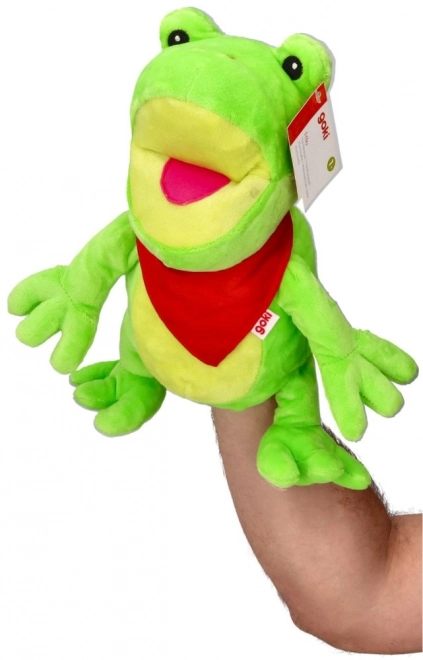 Plys hånddukke frø