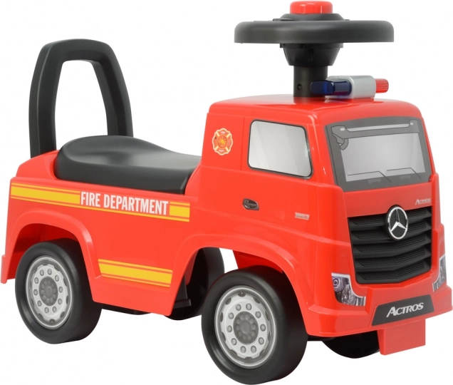 løbecykel MERCEDES ACTROS brandvæsen, rød