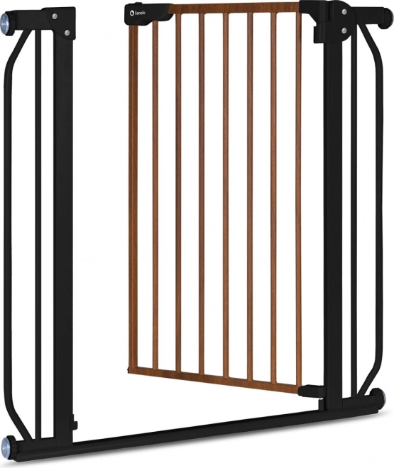 LIONELO Sikkerhedsgitter Truus Slim Sort Kulstof Natur