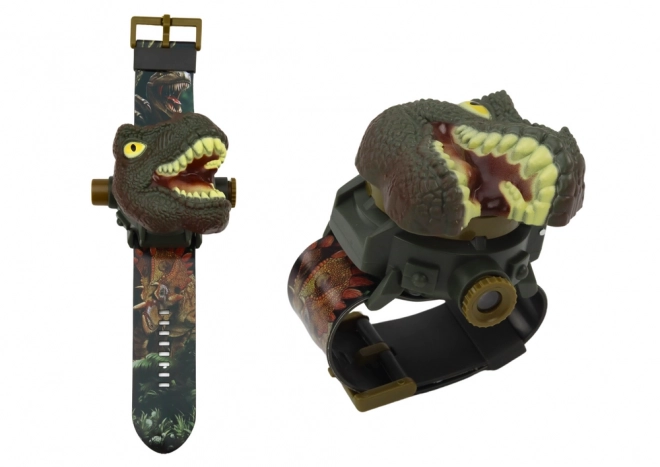 Projektor-ur 3D Dinosaur Tyrannosaurus Rex 22cmx 6,5cm x 4,5cm