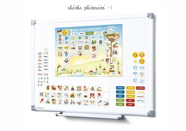 Magnetisk kalender - Børnehave 114 magneter