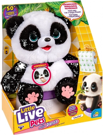 interaktiv plysbjørn panda Little Live Pets Min Panda ChuChu
