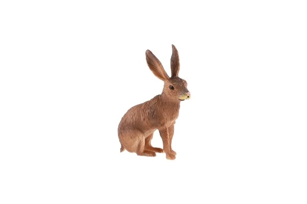 Hare felt zoologisk plast 6 cm i pose