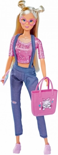 Trendy outfit med katteaccessories