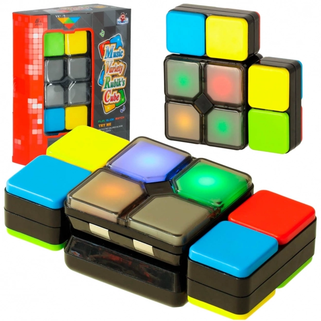 Underholdende LED-logisk terning