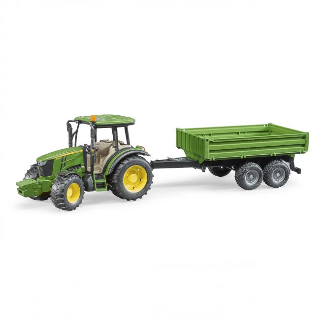 Bruder Traktor John Deere med trailer