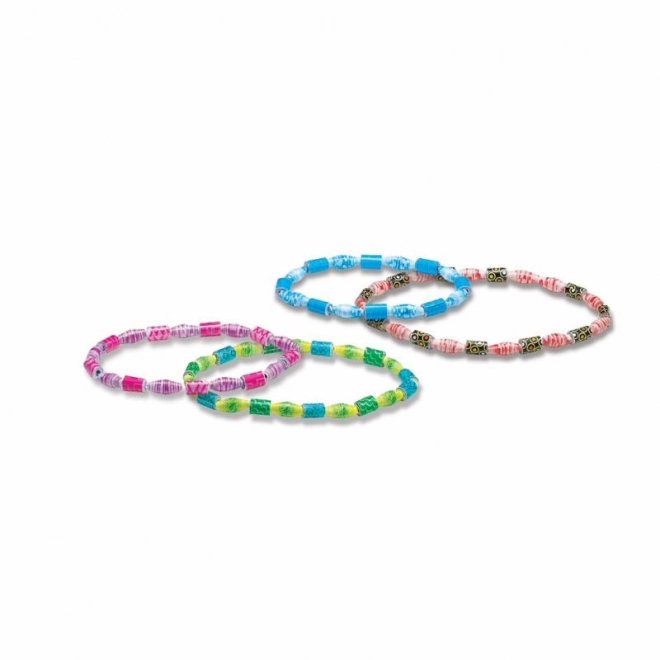 Genbrugsanordning til fremstilling af papirperler