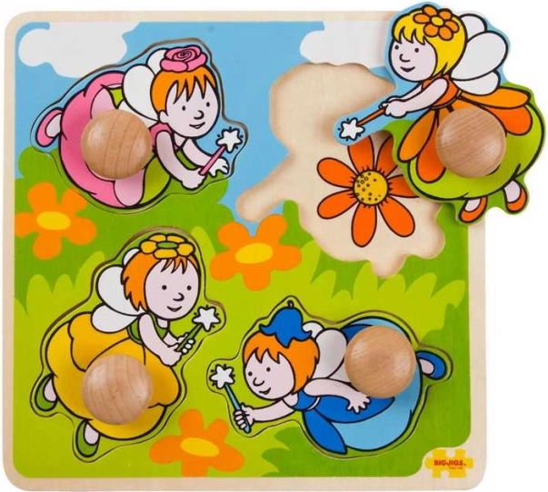 Bigjigs Toys indsætningspuslespil Feer