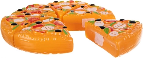 Pizza, der kan skæres og samles igen