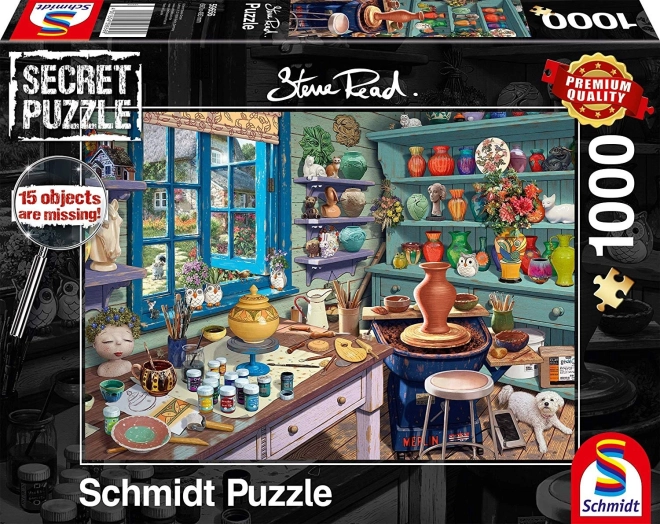 Schmidt Secret puslespil Keramikværksted 1000 brikker