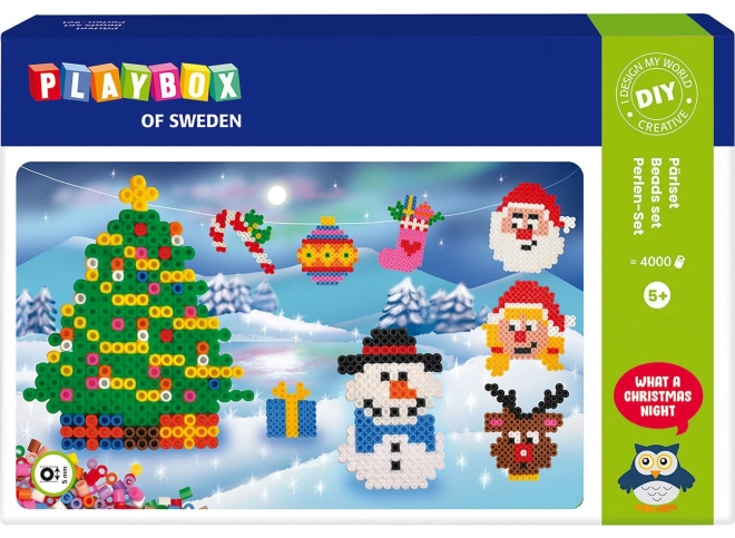 Playbox Strygeperler Sæt Jul 4000 stk