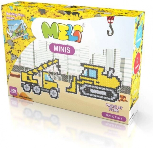 Byg 2 modeller: kran og bulldozer