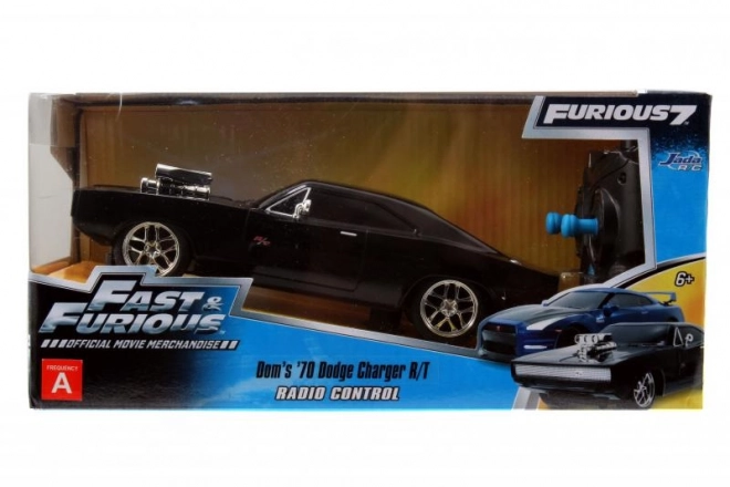 Hurtig og rasende RC bil Dodge Charger 1970 1:24