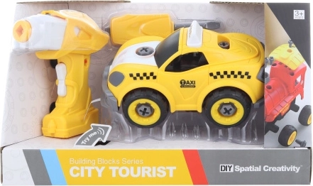Skrue-sammen RC-taxi med lyde og boremaskine