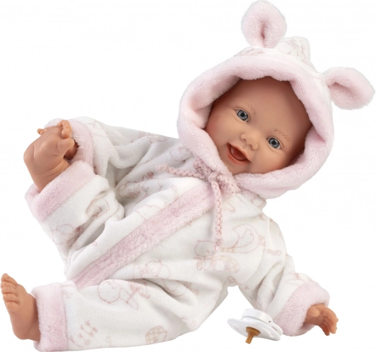 Llorens Little Baby realistisk dukke baby med blødt stofkrop