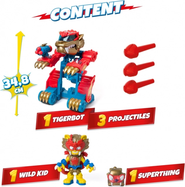 Spillesæt SuperThings Wild Tigerbot