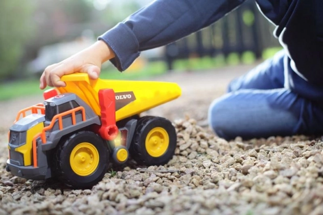 Volvo legetøjs dumper med lys og lyde