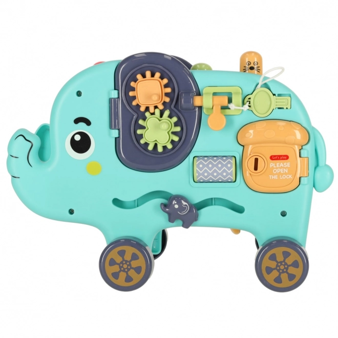 Interaktiv klodssortering montessori elefant 26 cm