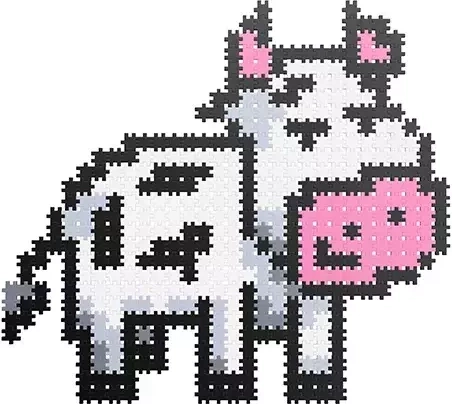 Gård i pixelstil: 2 modeller i ét sæt