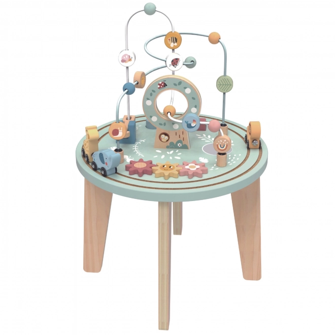 Træ Montessori-bord med aktiviteter TOOKY TOY