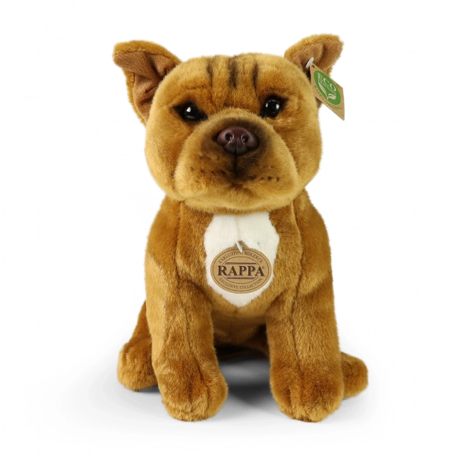 Rappa Plys hund Staffordshire Bullterrier siddende 30 cm MILJØVENLIG