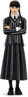 figur af Wednesday Addams i pakken