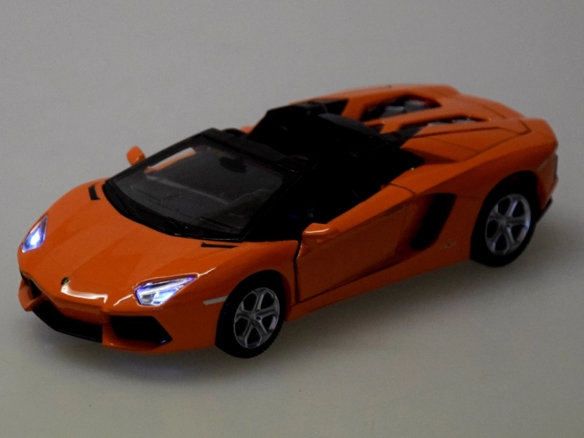 Metalmodelbil Lamborghini Aventador Roadster 1:32 interaktiv