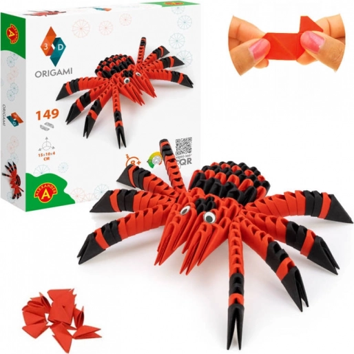 Alexander kreativt sæt 3D origami edderkop