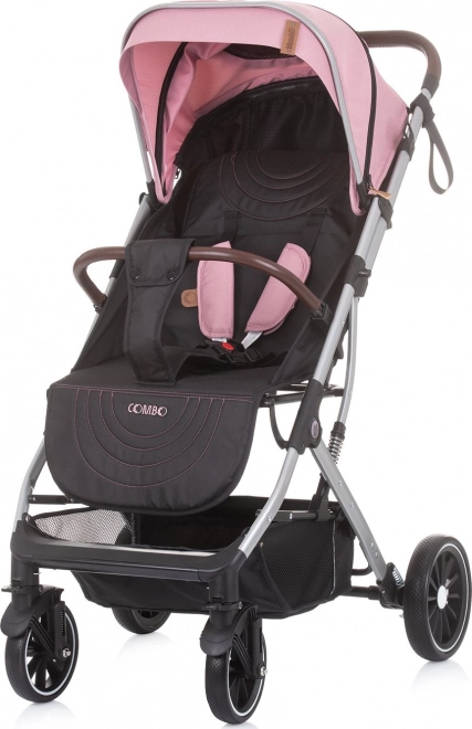 Chipolino sportklapvogn med benovertræk Combo – Rose