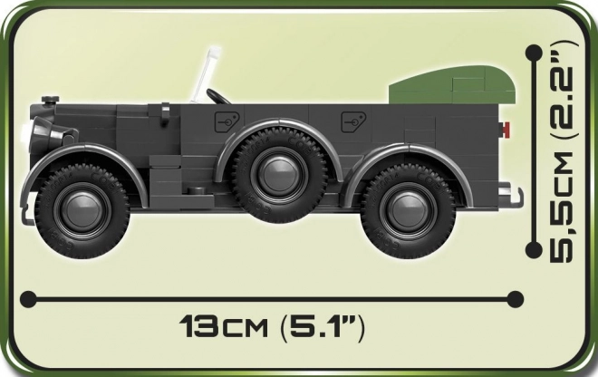 Historisk militærbil Horch 901 byggesæt COBI